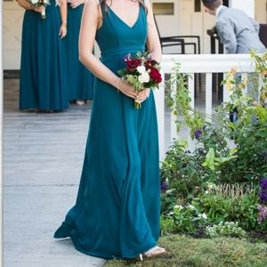 Show Me Youur Mumu Jenn maxi dress in Deep Jade